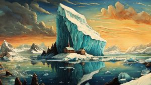 art of an iceberg
